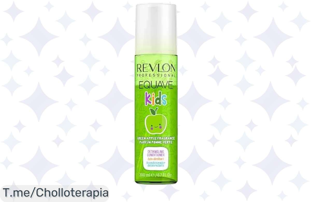 ¡Oferta de locura en Equave Kids! Acondicionador sin aclarado con brillo y protección solar a precio de risa. ¡Ideal para el cabello de tu peque!