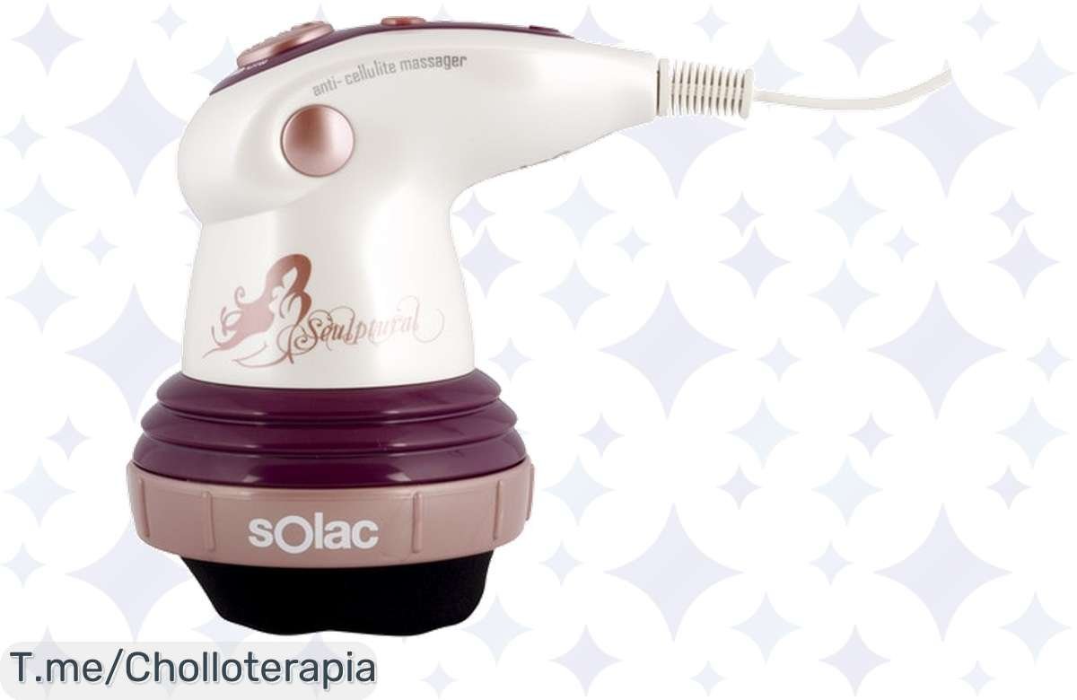 ¡Oferta de locura en el masajeador Solac Sculptural ME-7712! ¡Transforma tu cuerpo ya!