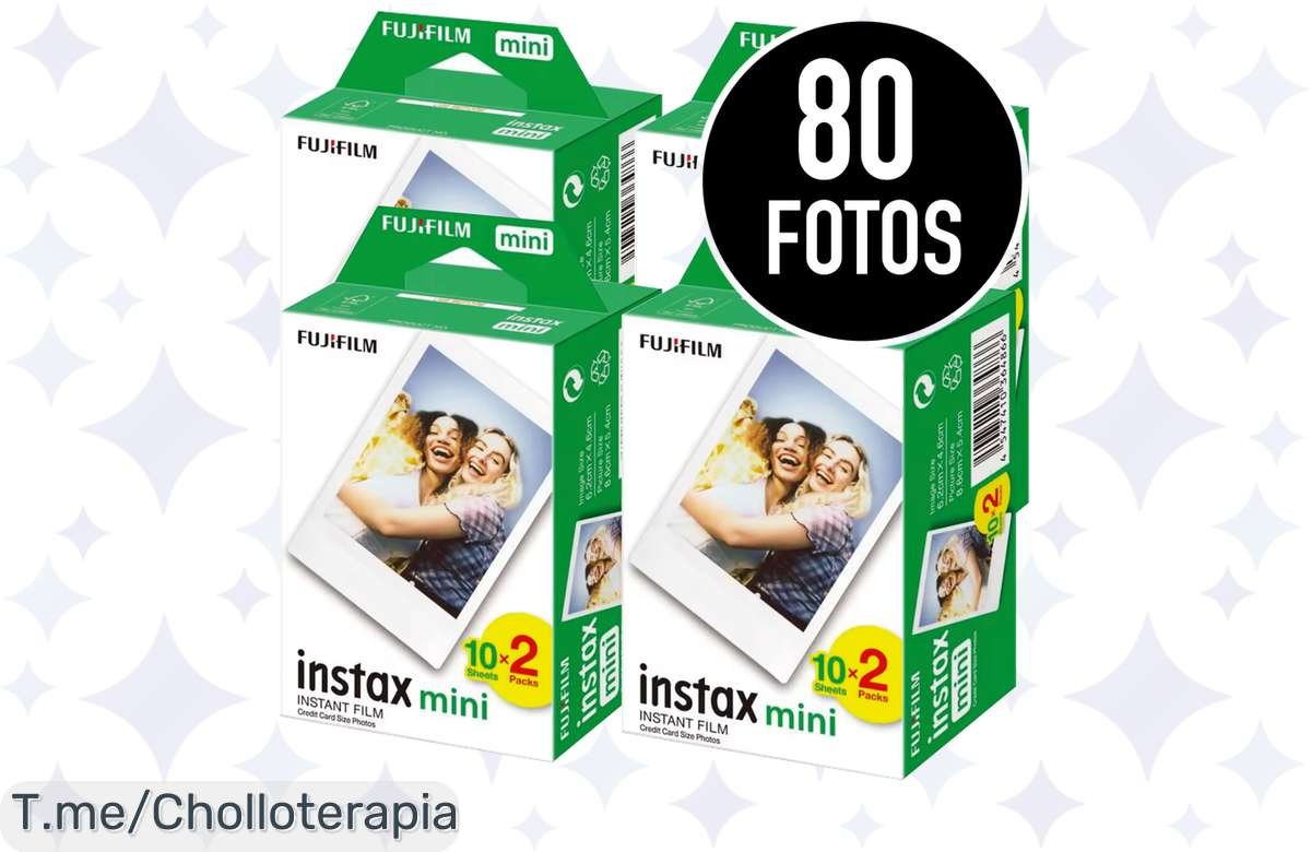 ¡Oferta de lujo! Pack Instax Mini con fotos ilimitadas a precio de ganga, ¡aprovecha ya!