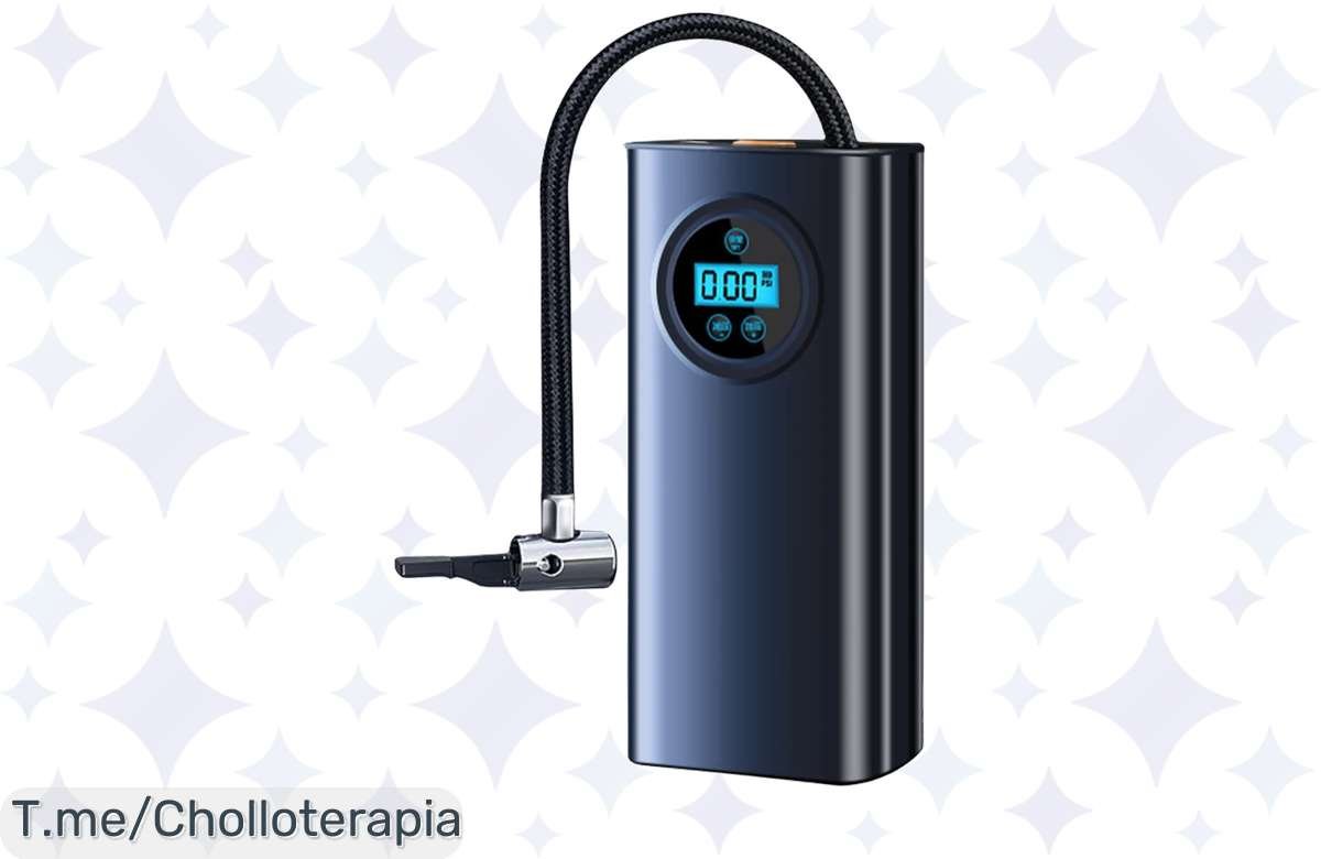 ¡Oferta épica: Compresor de aire eléctrico recargable, precisión brutal a precio de risa, corre por el tuyo!
