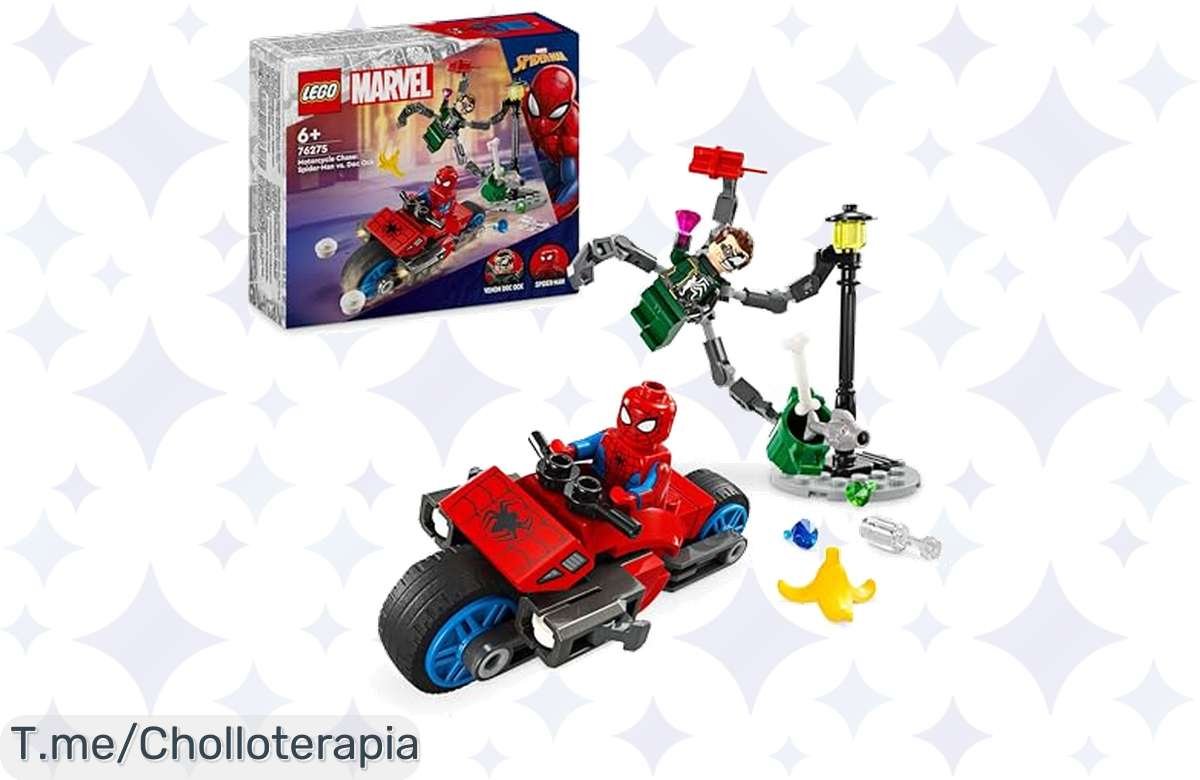 ¡Oferta espectacular! Monta la Moto de SpiderMan y disfruta aventuras sin gastar mucho, ¡aprovecha ya!