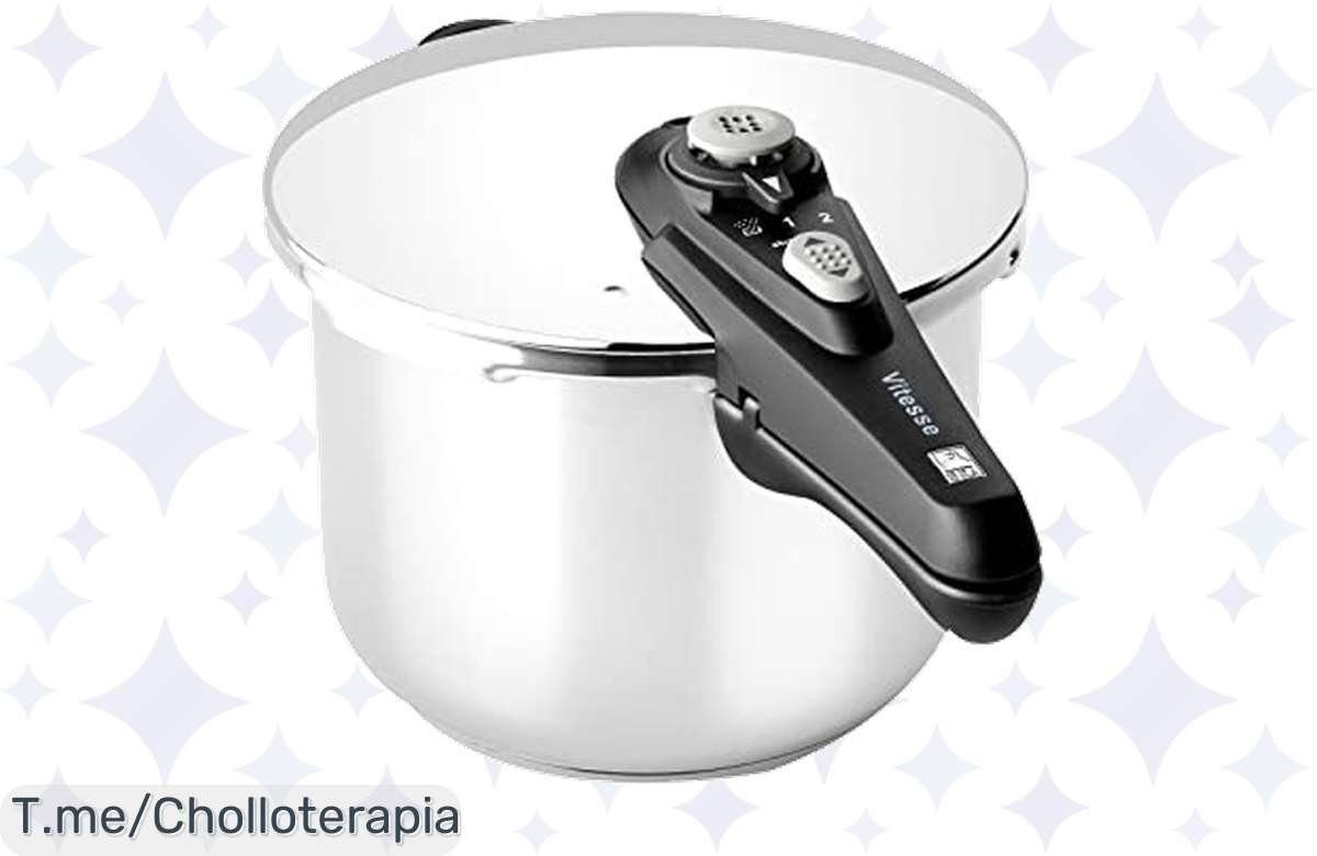 ¡Oferta flash! Olla a presión Vitesse 4L, cocina rico y rápido ¡No te la pierdas!