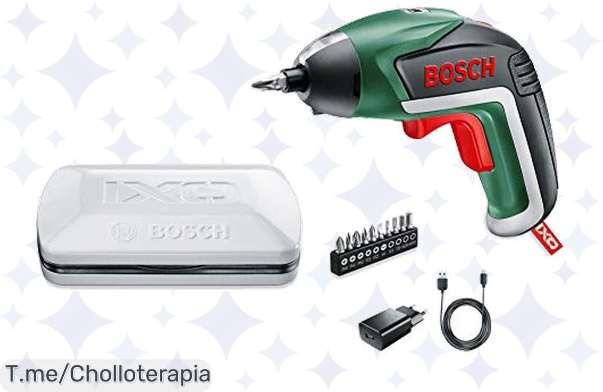 ¡Oferta loca! Bosch IXO Básico: el destornillador más cómodo y barato, ¡corre por el tuyo!