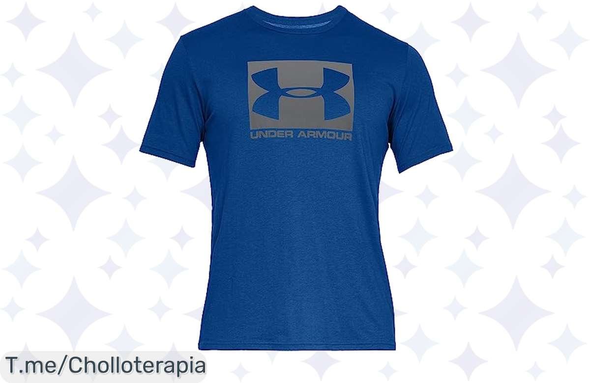¡Oferta loca! Camiseta UA Boxed Sportstyle con secado exprés ¡Corre y cómprala ya!