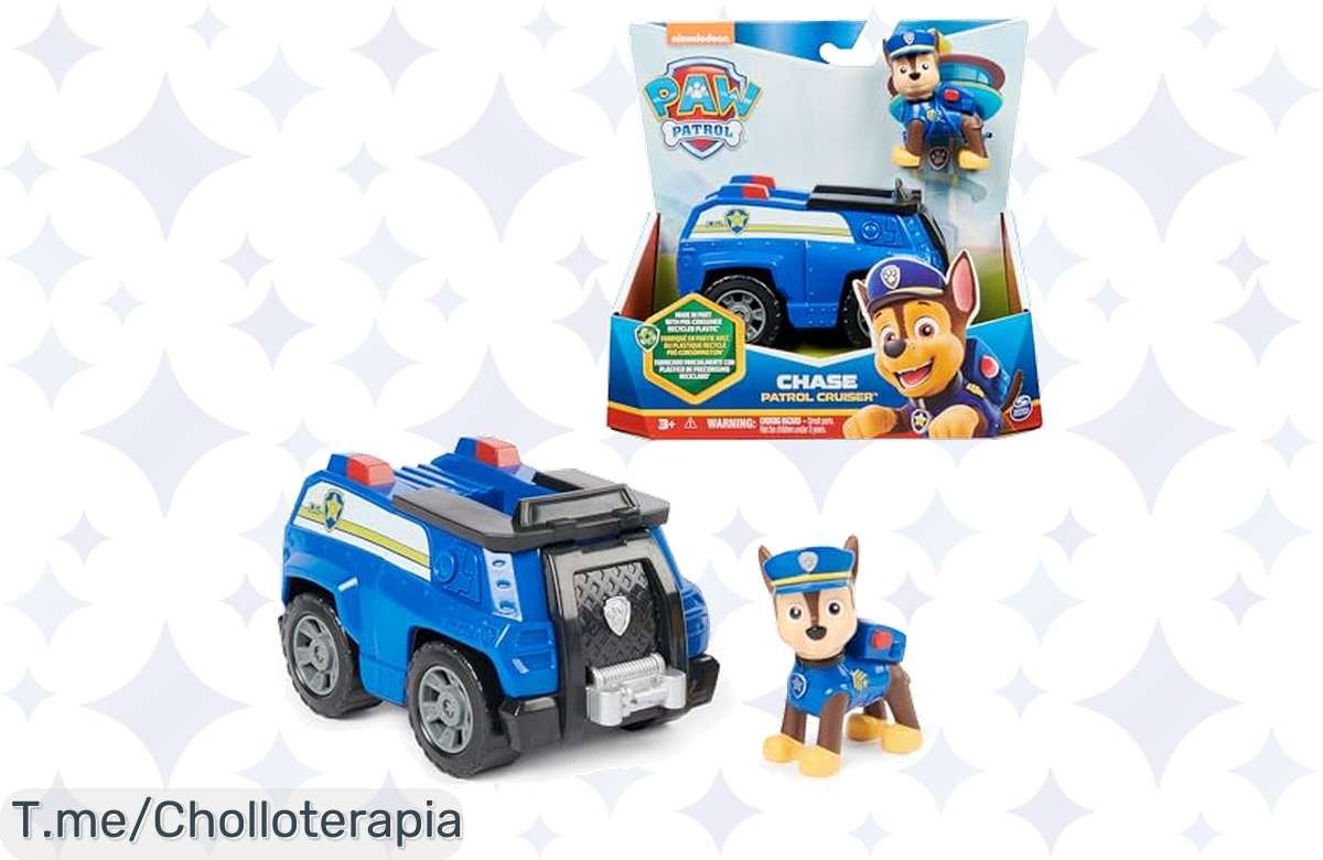 ¡Oferta loca: Coche de policía Patrulla Canina con Chase, diversión sin límites!