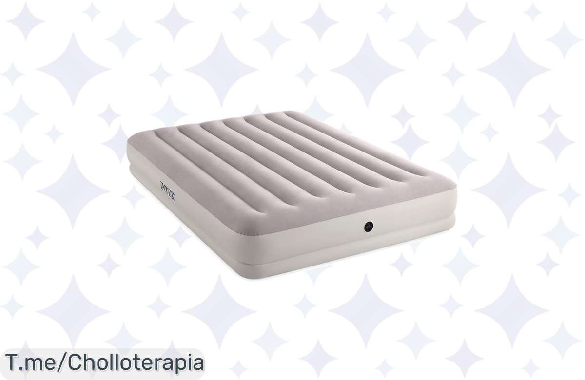 ¡Oferta loca! Colchón inflable matrimonio Prestige con hinchador eléctrico a precio de ganga, ¡llévatelo ya!