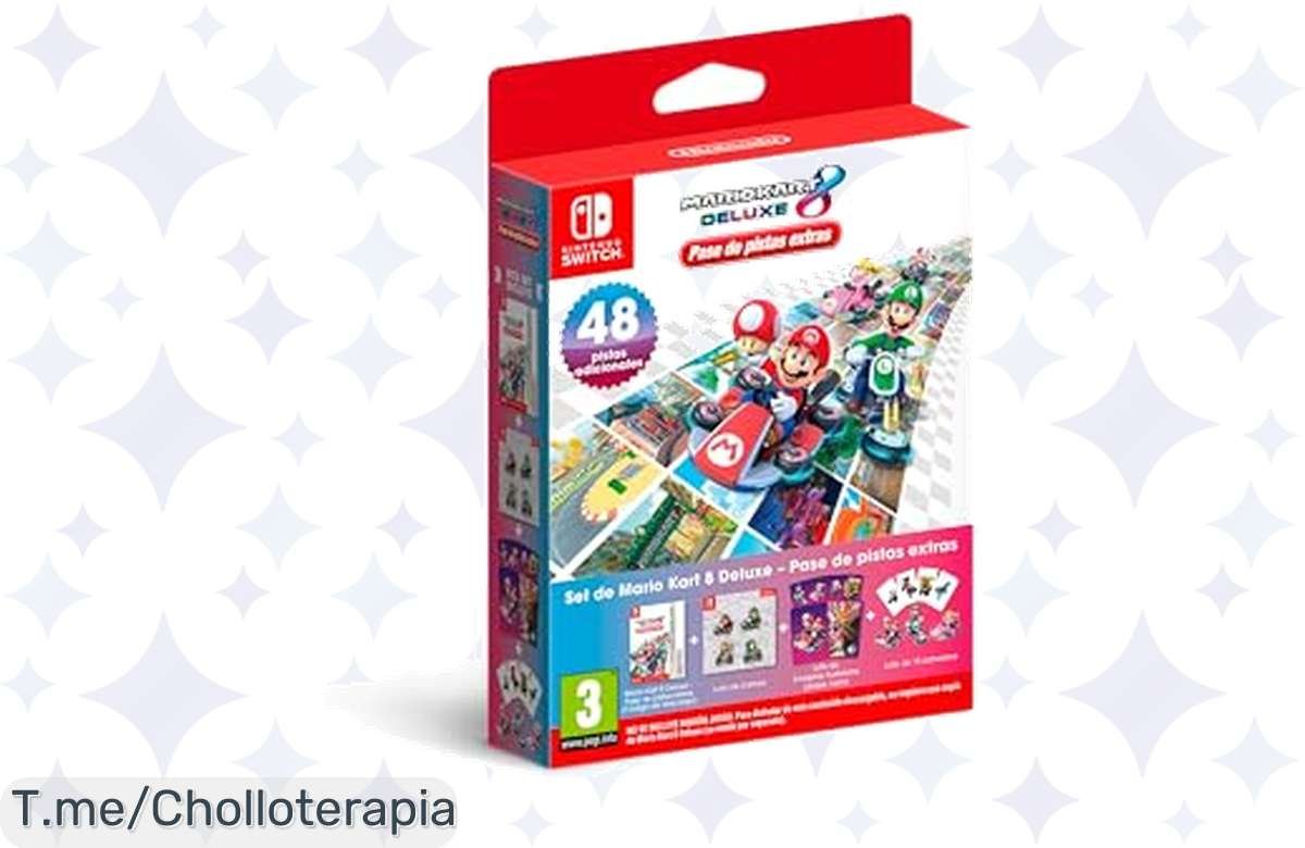 ¡Oferta loca! Dale turbo a Mario Kart 8 Deluxe con el Booster Pack a precio de risa y corre como nunca!