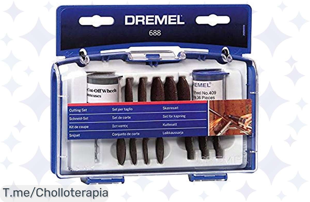¡Oferta loca! Dremel 688 con 69 accesorios, precio de ganga, no te lo pierdas!