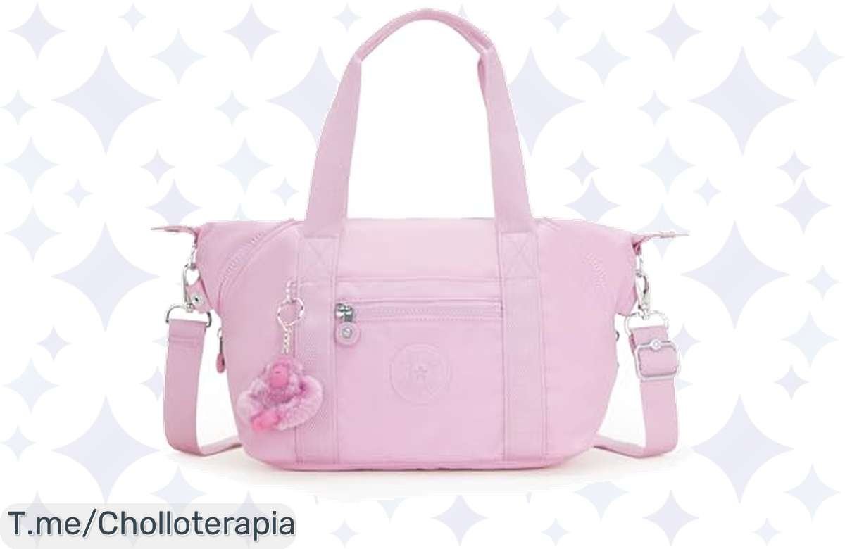 ¡Oferta loca! Kipling Art Mini en Blooming Pink, ¡repelente al agua y ecológico a precio de chiste!