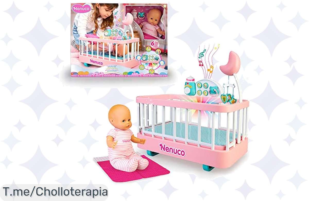 ¡Oferta loca! Nenuco con cuna interactiva a un precio de infarto, ¡hazte con él ya!