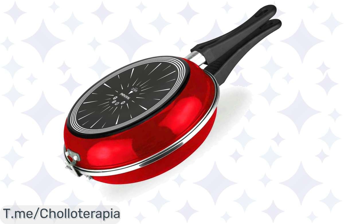 ¡Oferta loca: Sartén doble antiadherente VITREX® Marseille de 24 cm, precio de risa y sirve para cualquier cocina! ¡Corre!