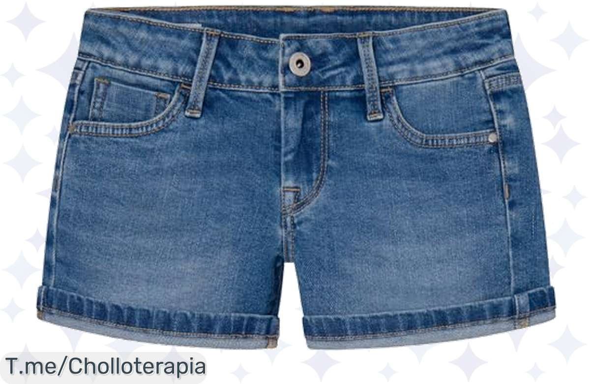 ¡Oferta loca! Shorts Pepe Jeans Slim para niña a precio de chiste, apúrate!