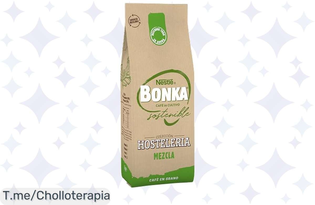 ¡Oferta loca de café Bonka! Mezcla premium 1 kg a precio de chiste, ideal para hostelería.