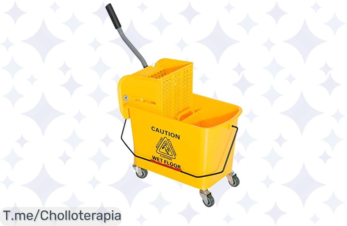 ¡Oferta loca en Cubo Fregado Pro! Calidad brutal a preciazo, ahorra 30% con cupón.