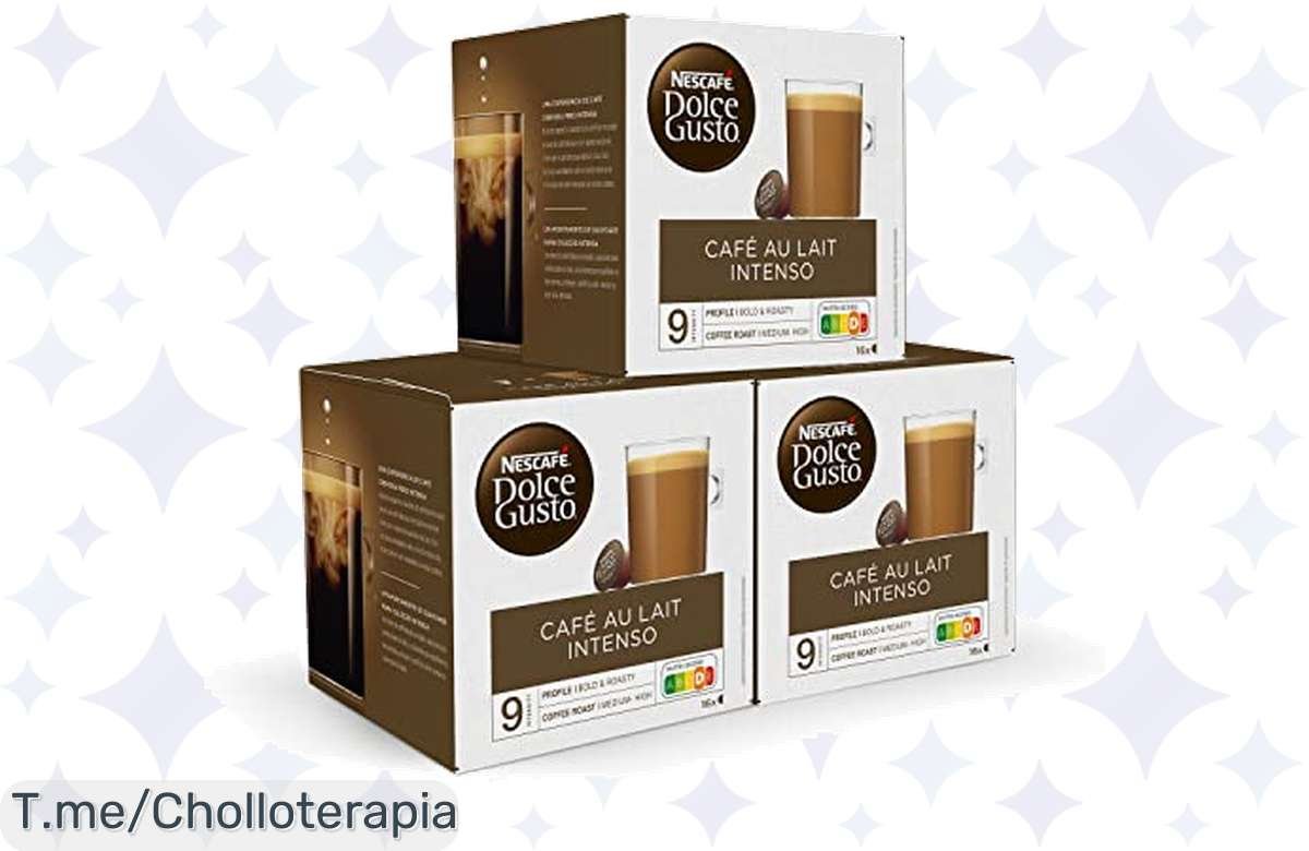 ¡Oferta loca en NESCAFÉ Dolce Gusto Café con Leche Intenso: 48 cápsulas tiradas de precio!