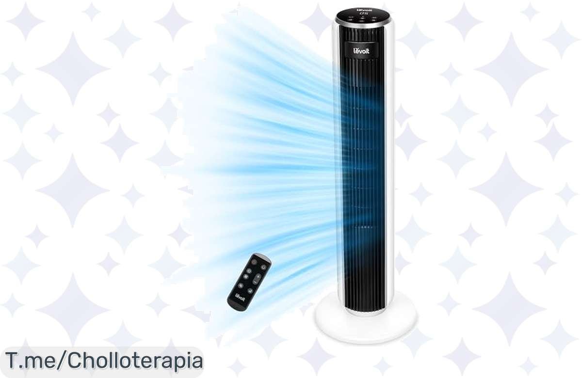 ¡Oferta que Vuela! Ventilador de Torre LEVOIT Silent Tirado de Precio: Aire Fresco y Sueño Sin Ruido