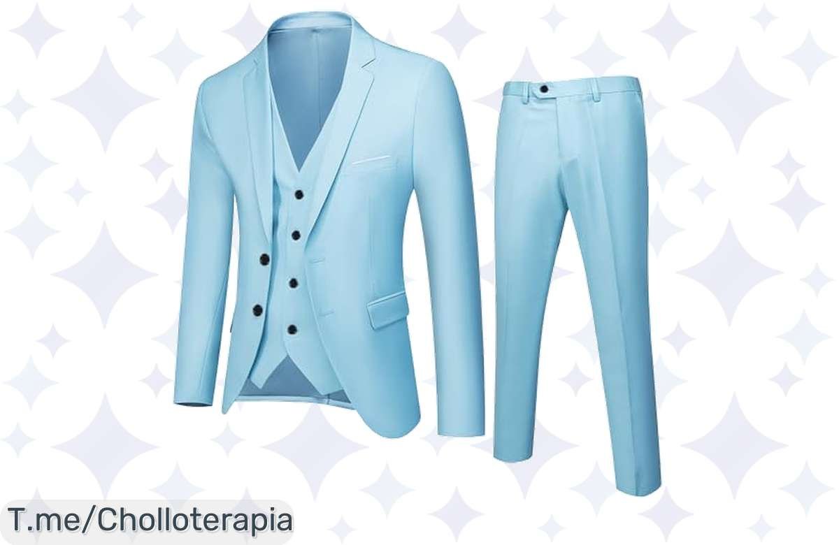 ¡Oferta relámpago en chalecos de vestir para hombre, renueva tu estilo con este descuentazo ya!