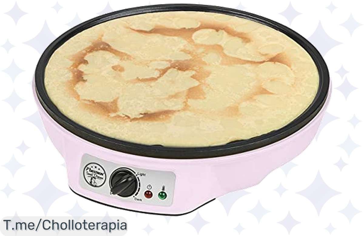 ¡Oferta retro! Crepera eléctrica antiadherente 30 cm, ¡a precio de ganga!