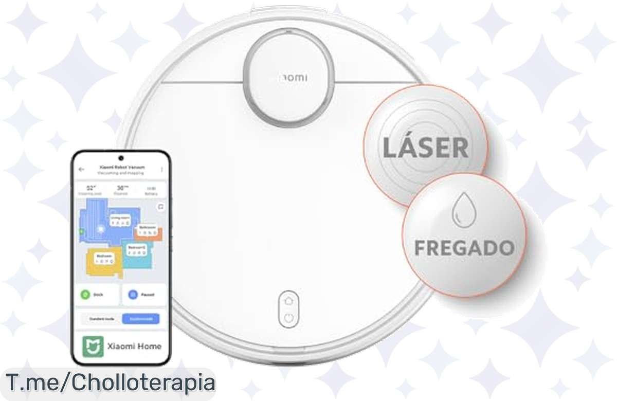 ¡Oferta sorpresa: Xiaomi Robot Vacuum S12 a precio de ganga! Limpieza total con 4000 Pa.