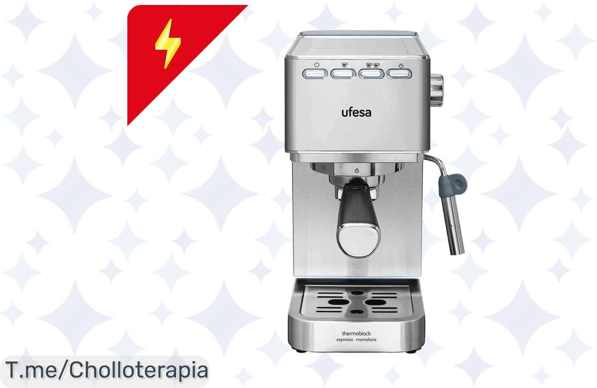 ¡Oferta única: Cafetera Ufesa Capri 1350 W tirada de precio!
