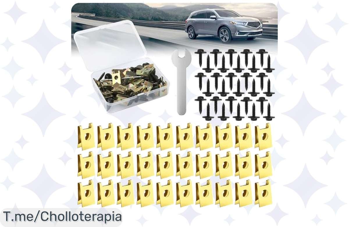 ¡Ofertón! Grapas de Coche: 60 Piezas de Calidad por un Precio de Risa ¡Corre!