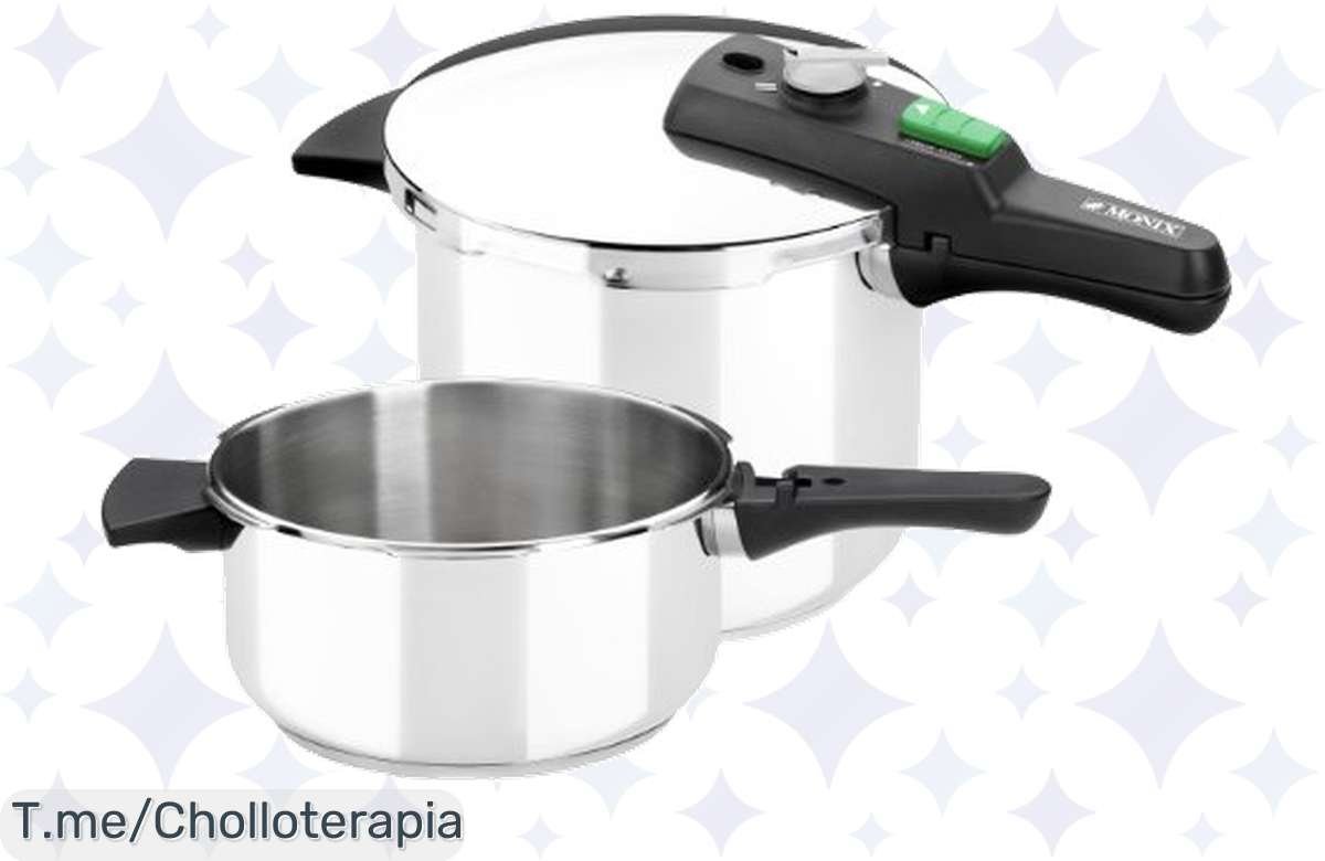 ¡Ofertón MONIX! Cocina en Tiempo Récord con este Set de Ollas Insuperable