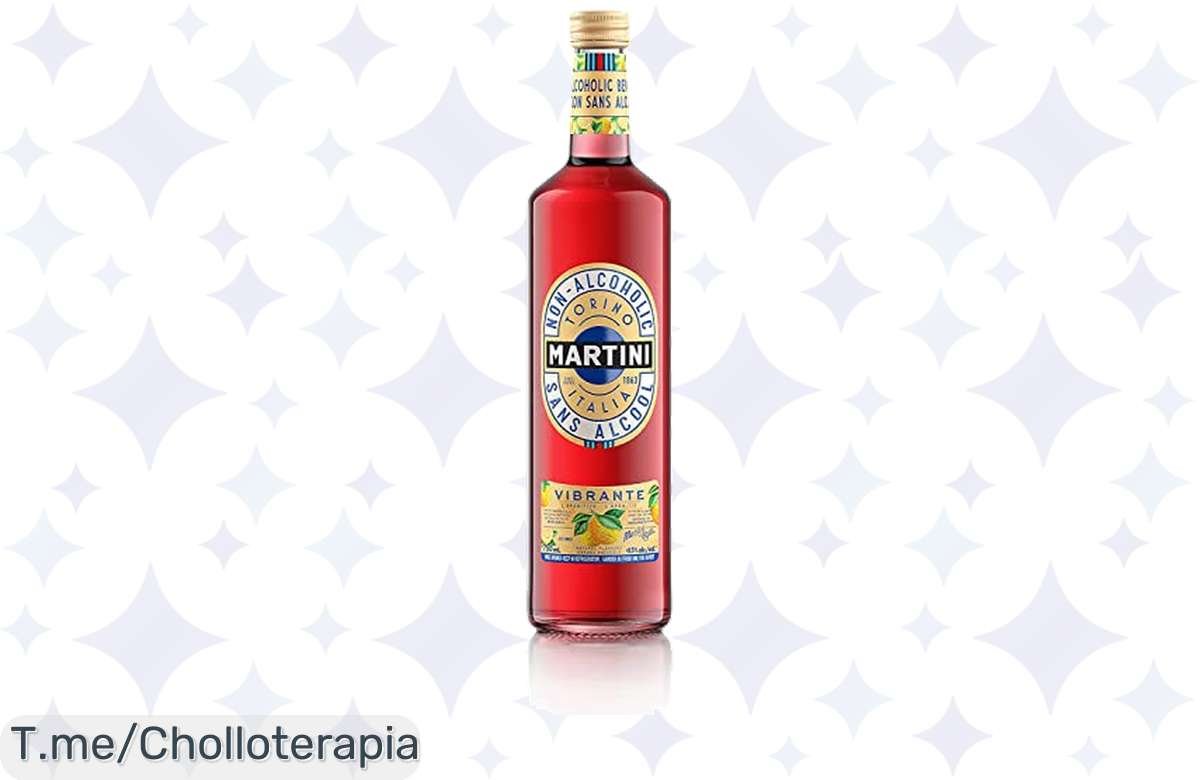 ¡Ofertón! Martini sin alcohol: sabor deluxe para tus aperitivos