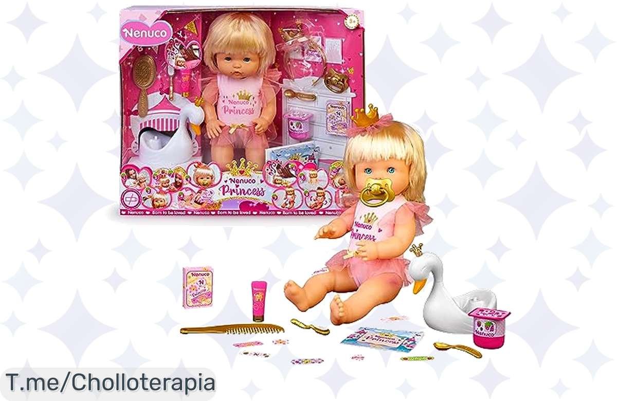 ¡Ofertón de Locura! Nenuco Princesa de 42 cm con 11 Funciones y Aroma a Frutos del Bosque, ¡No te lo Pierdas!