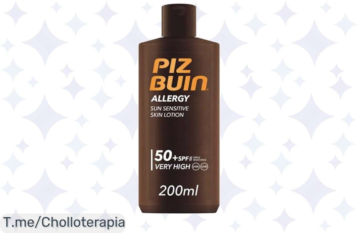 ¡Ofertón en PIZ BUIN Allergy FPS 50! Protección suprema, piel hidratada, ¡no te lo pierdas!