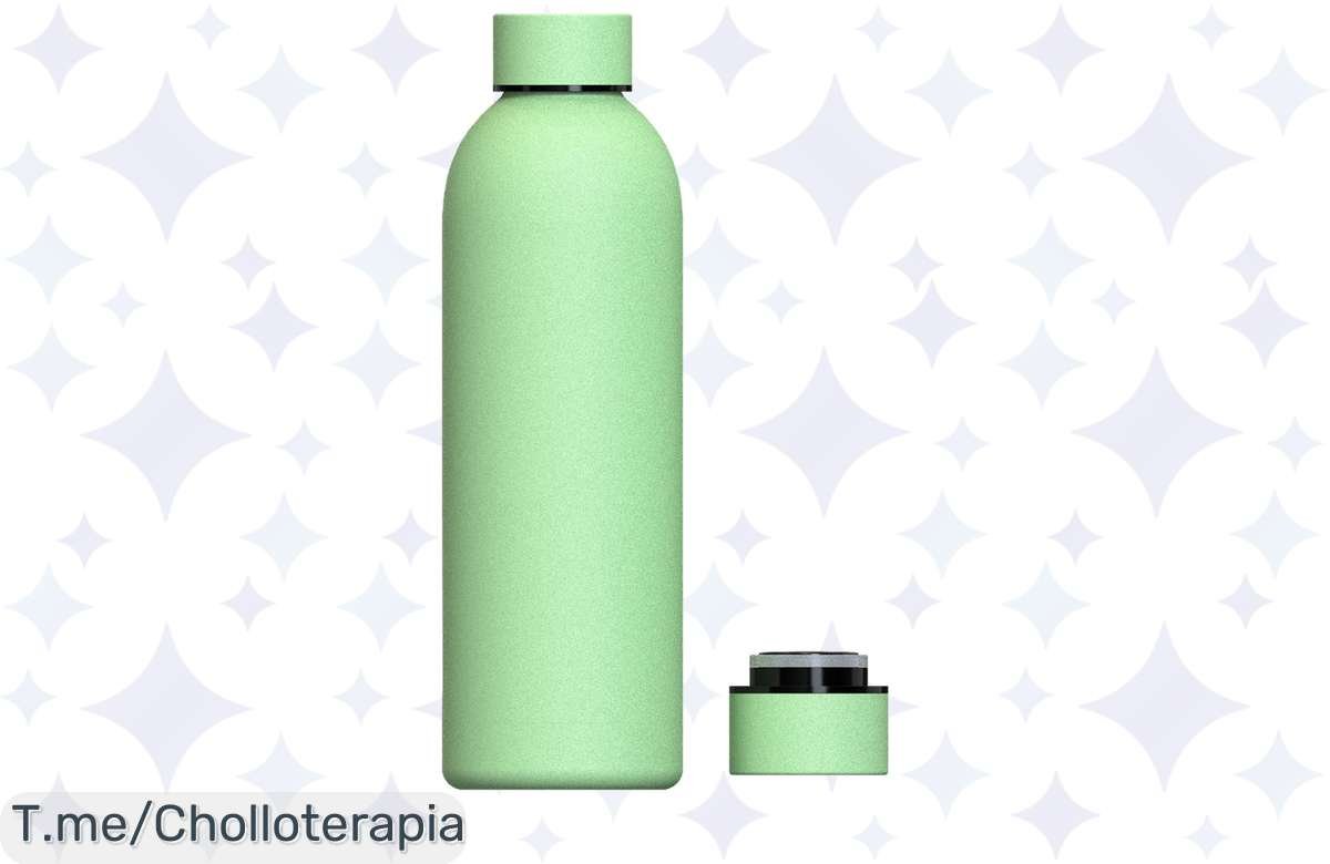 ¡Oportunidad Única! Botella Termo de Acero Inoxidable, 24H Frío y 12H Calor a Precio de Risa, ¡Cómprala Hoy!