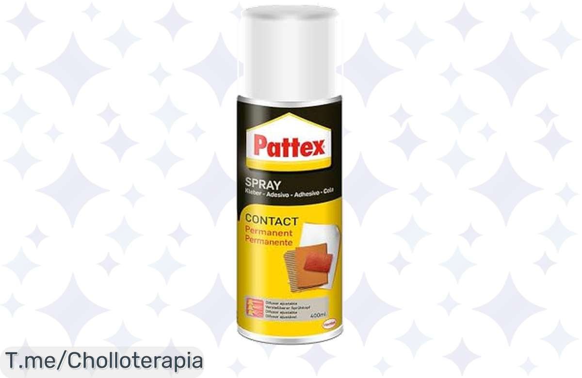 ¡Pegamento spray Pattex a precio de risa! No dejes pasar esta oferta limitada