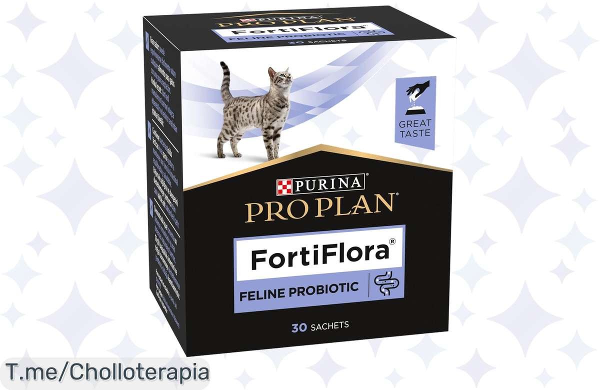 ¡Precio de Locura! 30 Bolsitas de Fortiflora Para Gatos, ¡Solo por Tiempo Limitado!