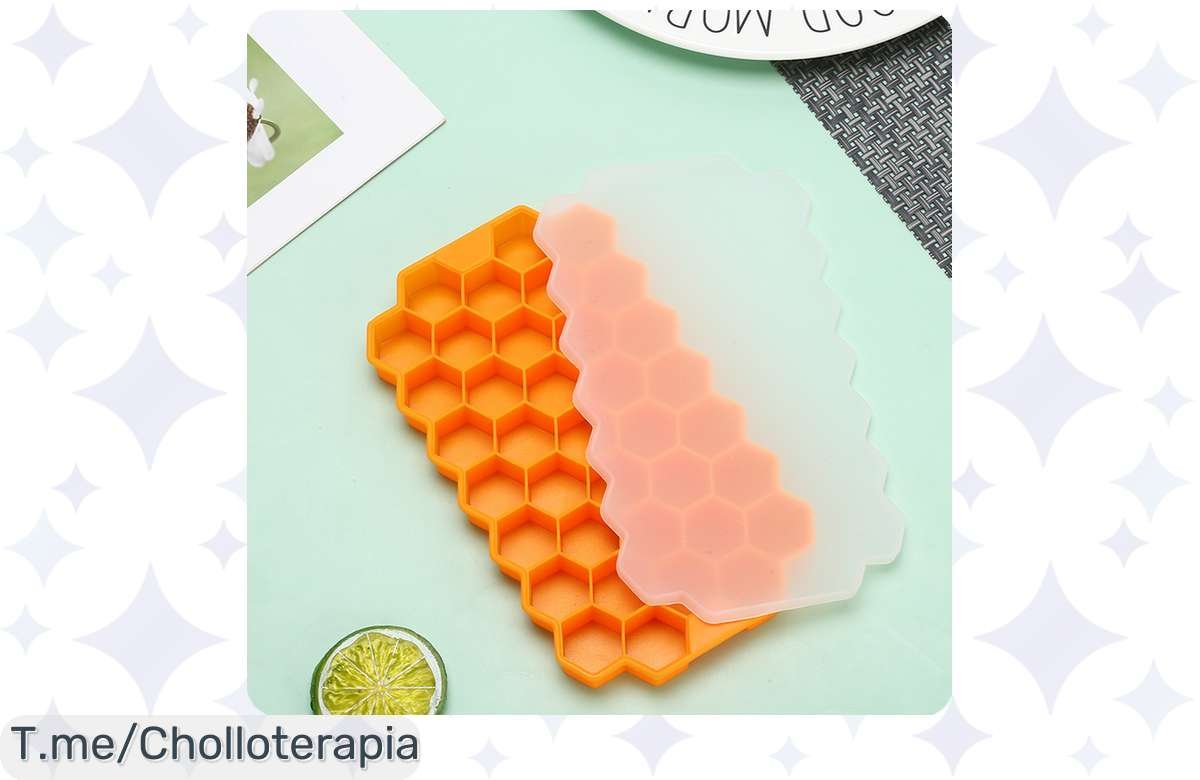 ¡Precio de Locura! Molde de Hielo Reutilizable con Tapas – ¡Solo por Tiempo Limitado!