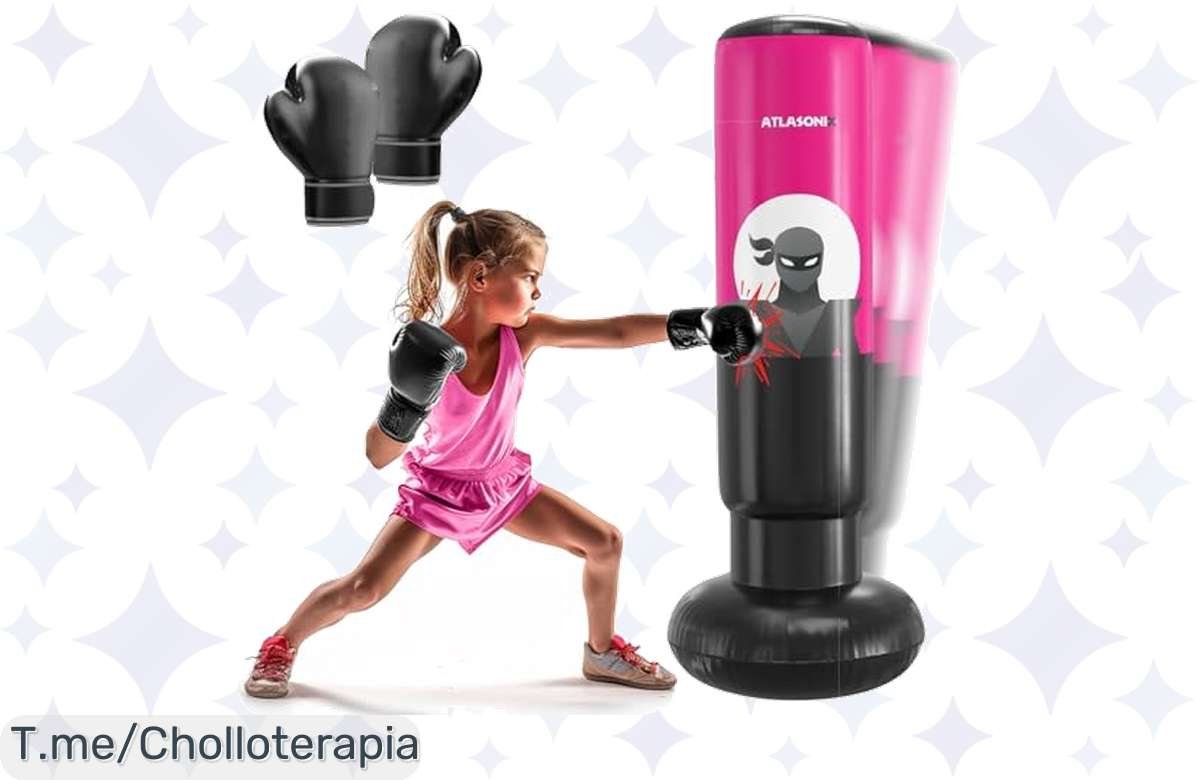 ¡Saco de Boxeo Ninja para Niños con Regalos Incluidos! ¡Llévatelo Ya!