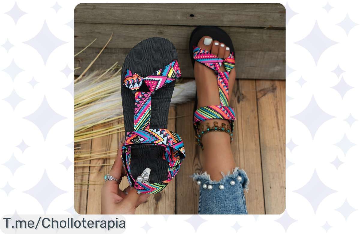¡Sandalias de cáñamo para mujer a precio de locura!