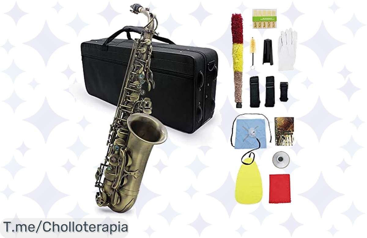 ¡Saxofón alto a precio de risa: calidad de lujo, diseño top, no te lo pierdas!