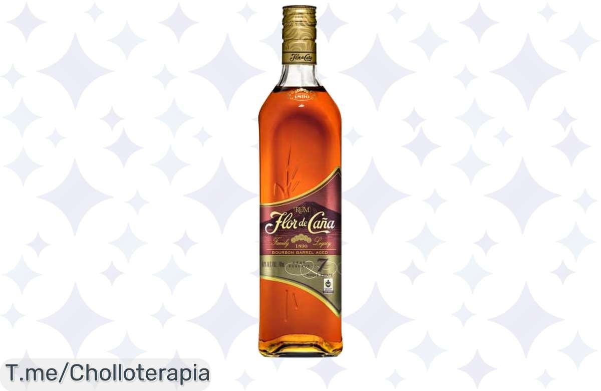 ¡Solo hoy! Flor de Caña Ron Dorado a precio de locura sin azúcar