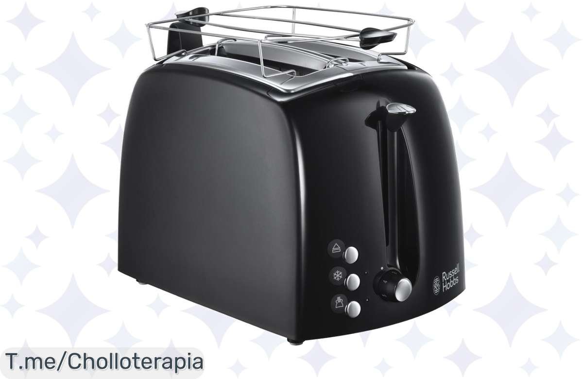 ¡Solo por tiempo limitado! Tostadora Russell Hobbs Textures Plus a precio de risa para desayunos perfectos