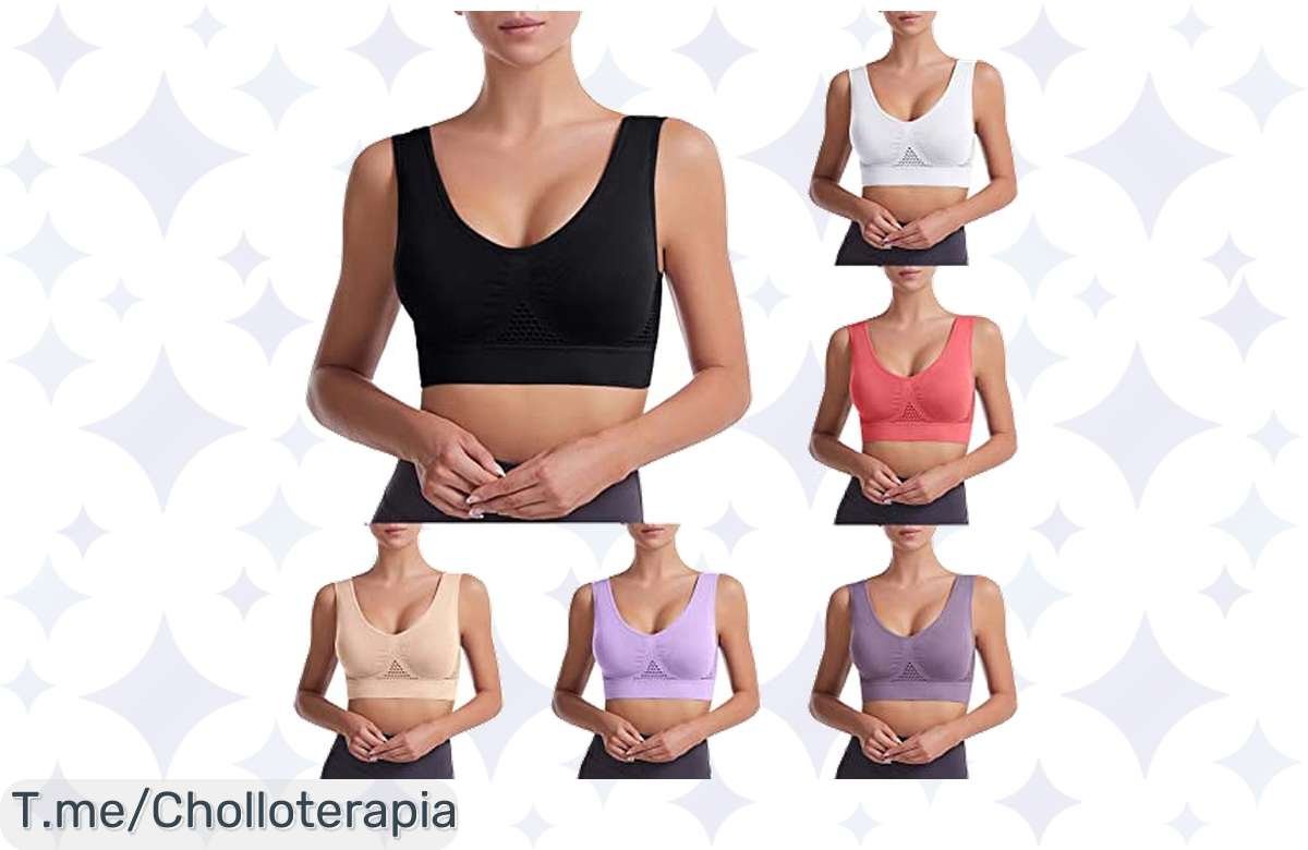 ¡Sujetadores Deportivos para Mujer al 50%! Comodidad y Soporte de Lujo