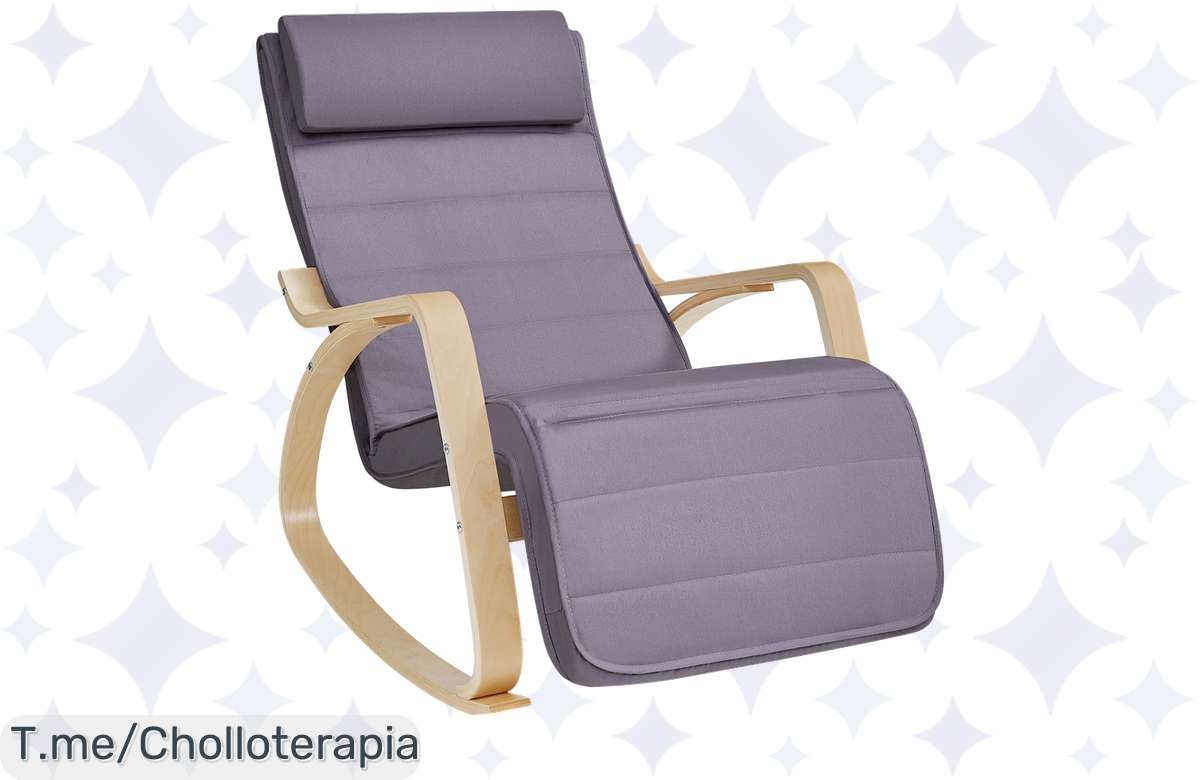 ¡Súper ganga! Silla mecedora premium con todo incluido, ¡no la dejes pasar!
