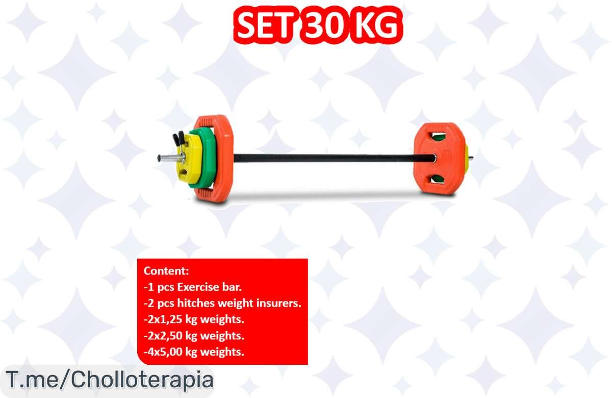 ¡Superoferta! Pesos y Barras 20 kg a Precio Inigualable con Envío Gratis – No Lo Dejes Pasar