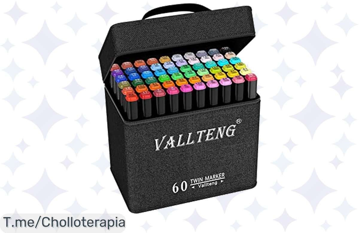 ¡Transforma tus ideas en arte! 60 rotuladores al 50% de descuento.
