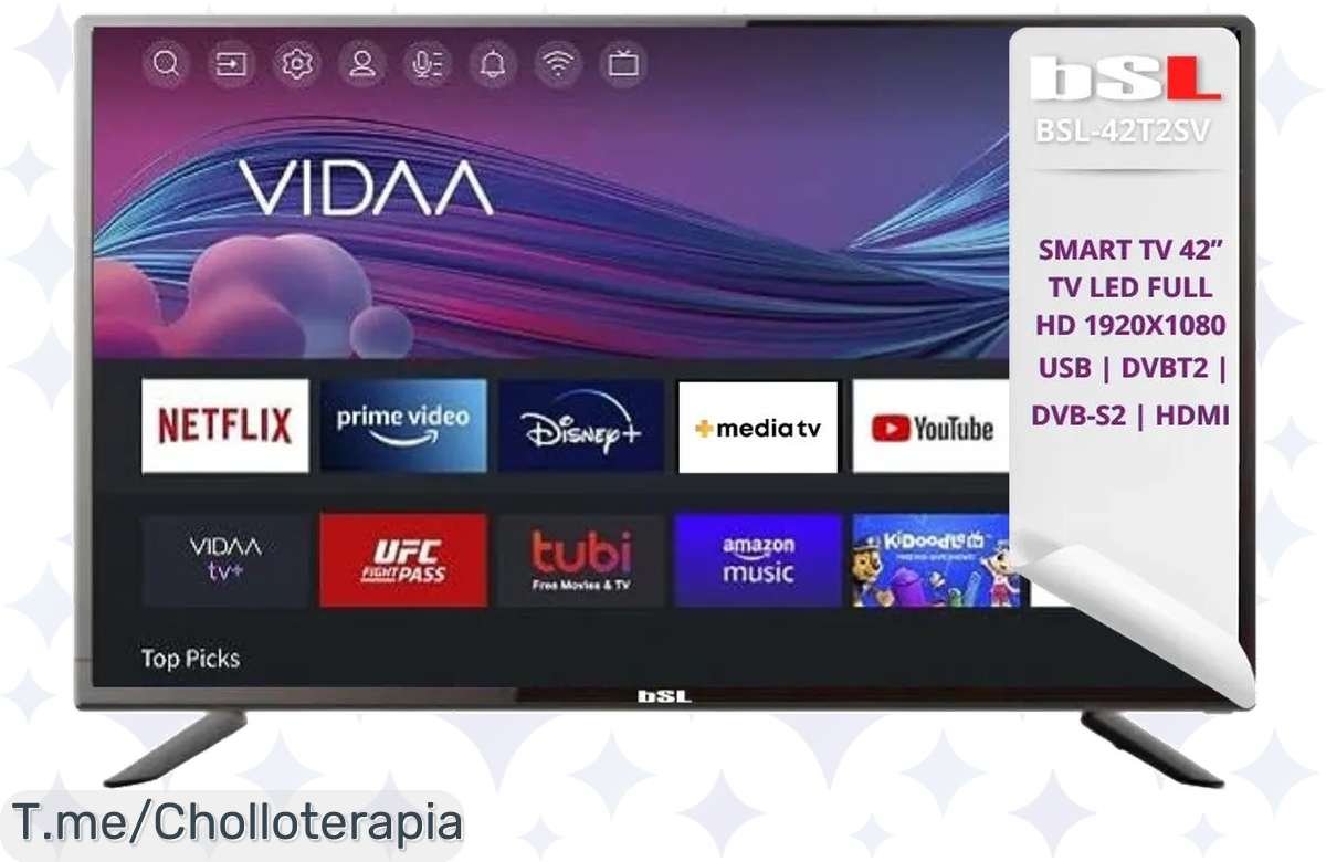 ¡Tu nueva Smart TV 42 Full HD a un precio que no creerás!