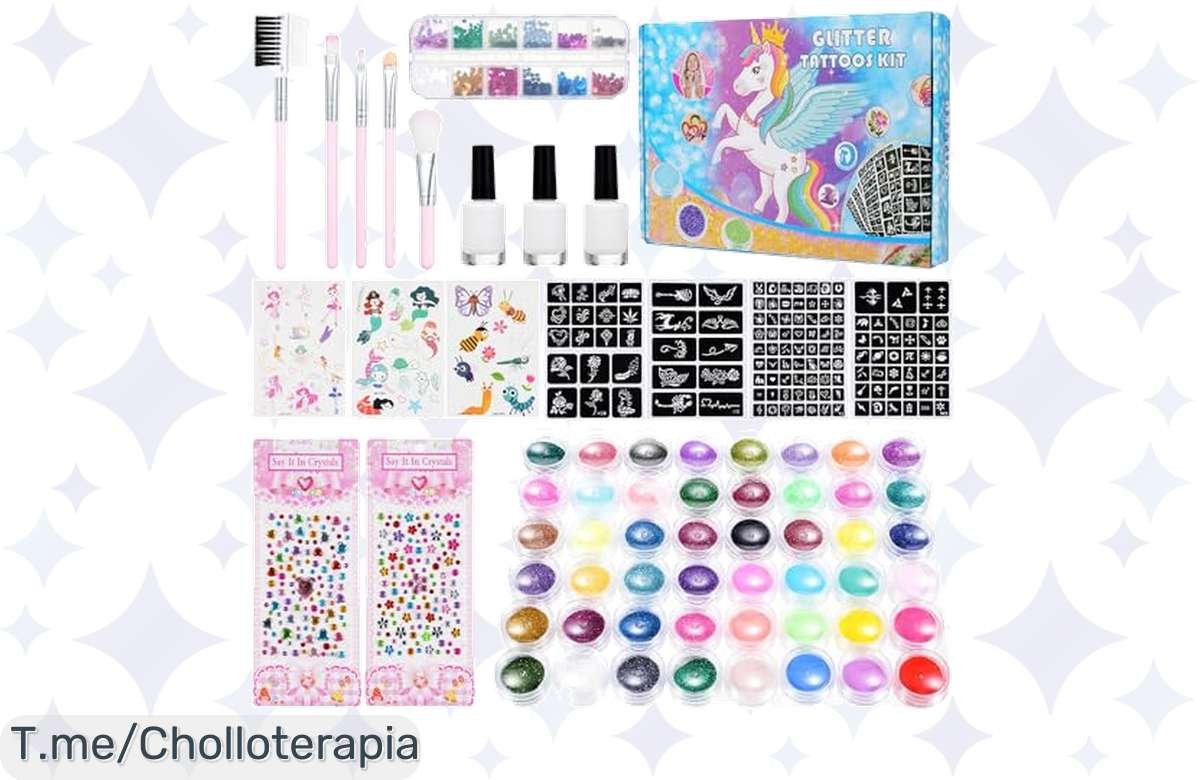 ¡Tu peque se merece este kit de tatuajes temporales con 30% de descuento, solo hoy!