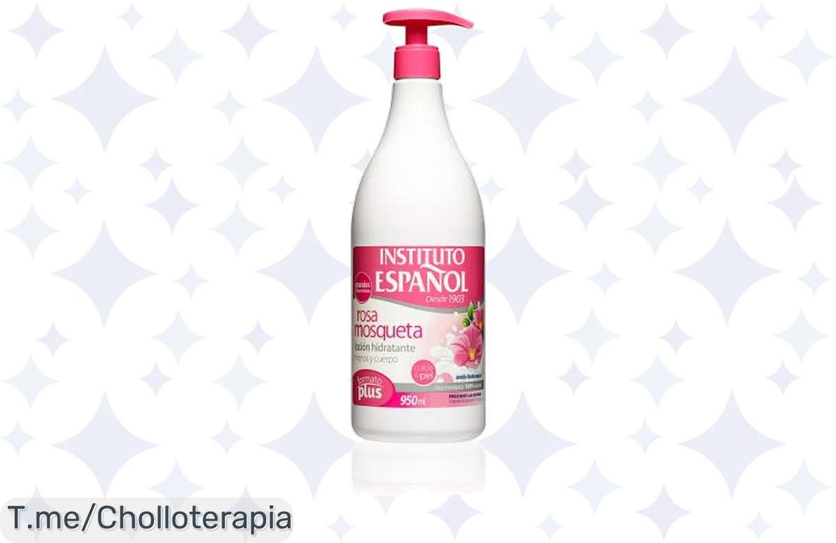 ¡Última oferta en Loción Rosa Mosqueta! Piel hidratada y sin estrías por menos de lo que piensas.