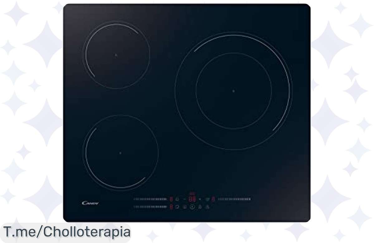 ¡Última oportunidad! La placa de inducción Candy Moderna a precio de escándalo