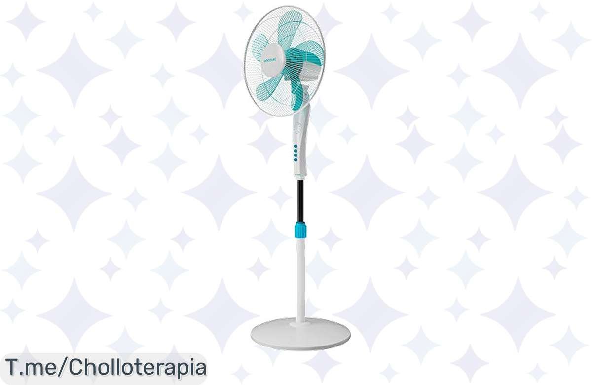¡Ventilador Cecotec de 50W con mando a distancia a precio de locura!