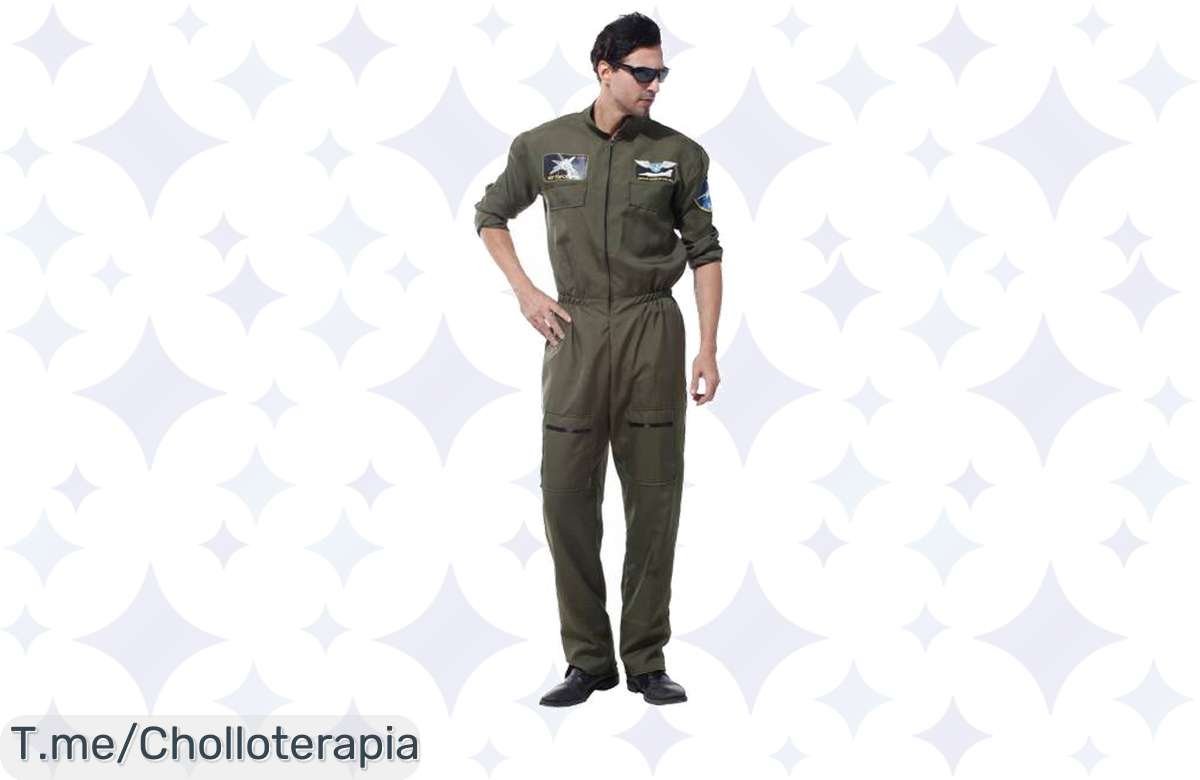 ¡Vuélvete piloto por un día con este disfraz: chollazo irresistible!
