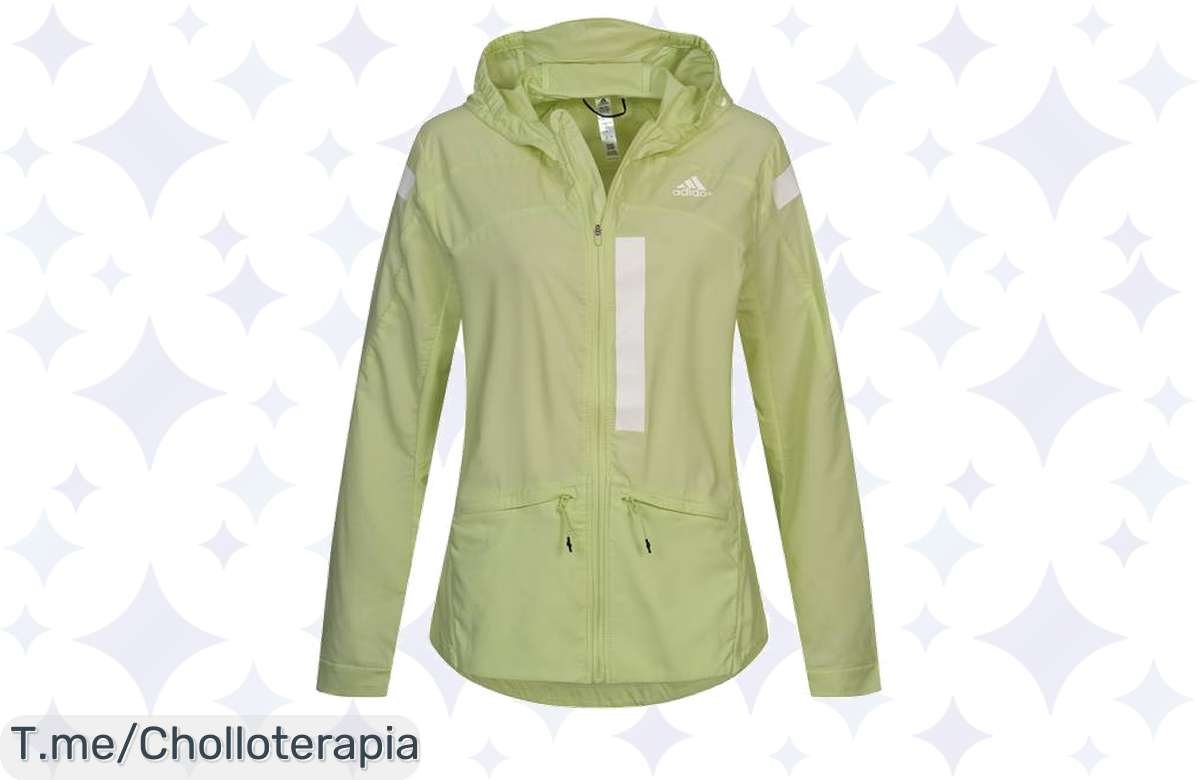 Adidas Marathon Translucent Mujer: El chollazo del año en chaquetas ligeras y transpirables. ¡Hazla tuya ahora, stock limitado y oferta que no volverá!