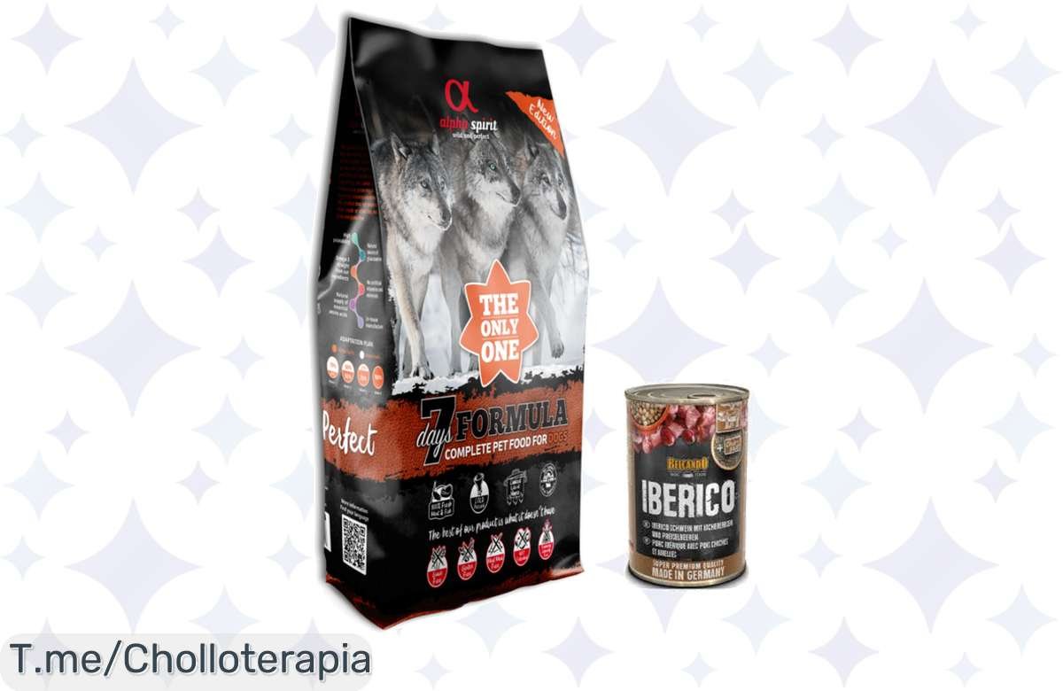 Alpha Spirit: ¡Alimento único para tu perro de 12kg con una lata de regalo! Aprovecha este ofertón nunca visto y regálale felicidad. ¡Compra ahora antes que se agote!